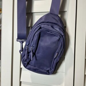 Trendy Purple Crossbody Sling Bag